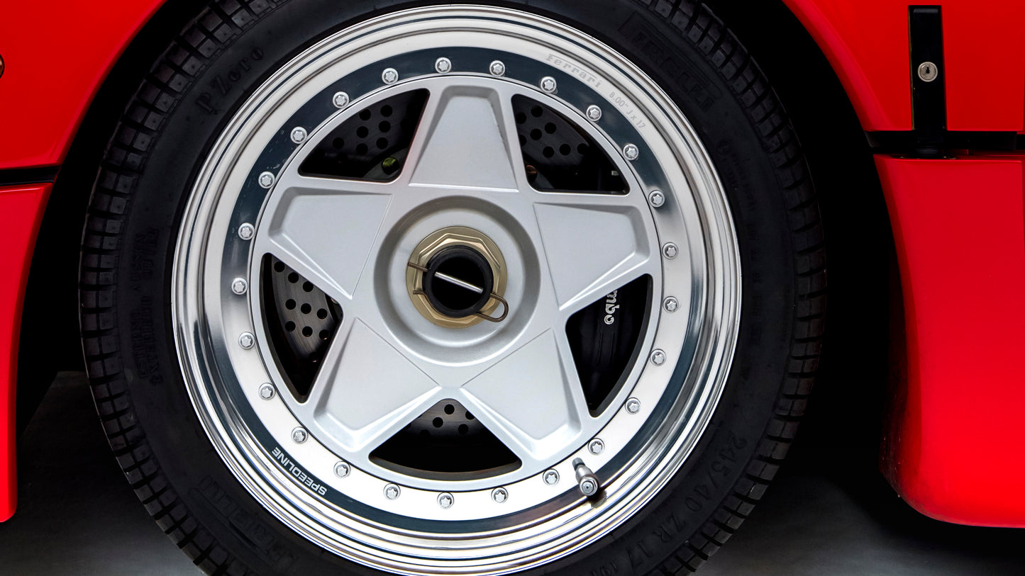 Forged Ferrari F40 Speedline Monoblock Wheels